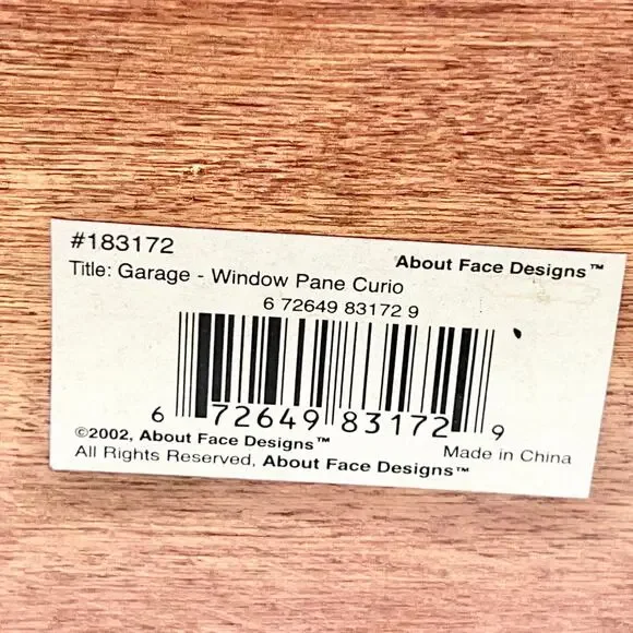 The Window Pane Curio Collection Mustang Car Garage Miniature Model Diorama 2002 - Picture 13 of 16